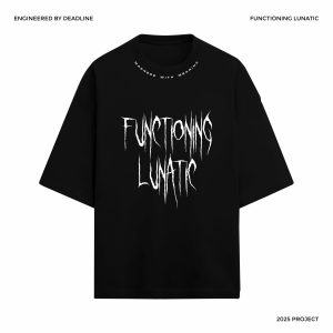 Distorted Lunacy Oversized Tee